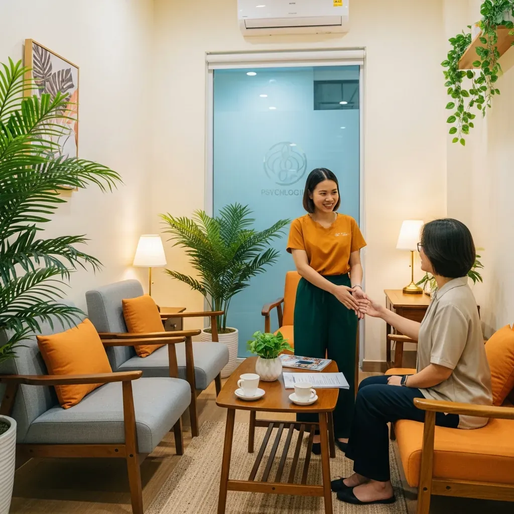 Phòng tư vấn của trung tâm tâm lý tư nhân tại TP.HCM