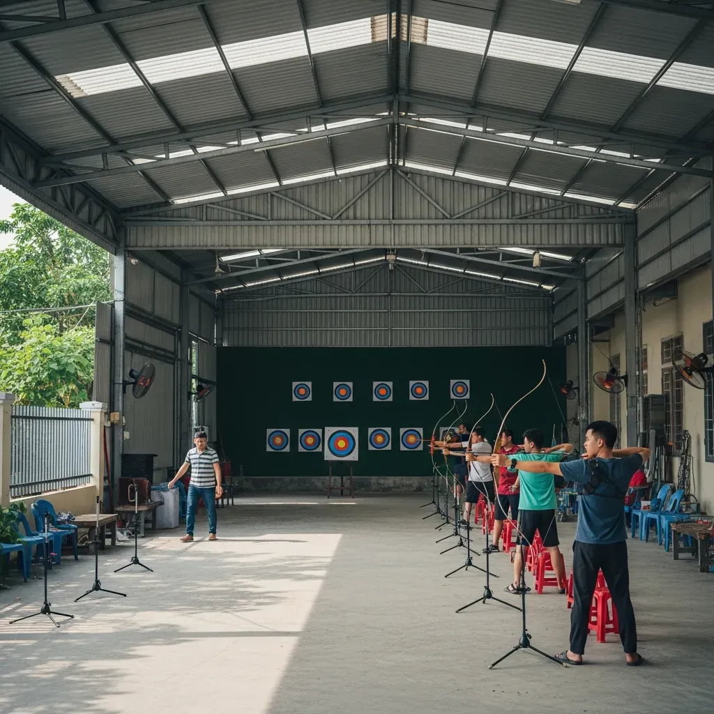 Sân bắn cung khu phía Tây và Nam Sài Gòn