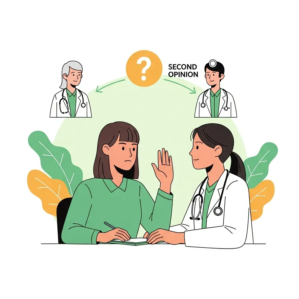Bệnh nhân chủ động hỏi ý kiến thứ hai trước khi quyết định phẫu thuật
