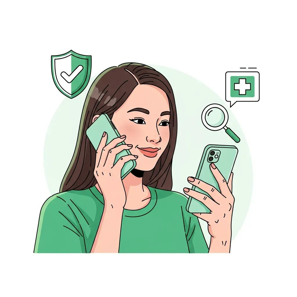 Người dùng xác minh đúng cơ sở chính hãng qua điện thoại