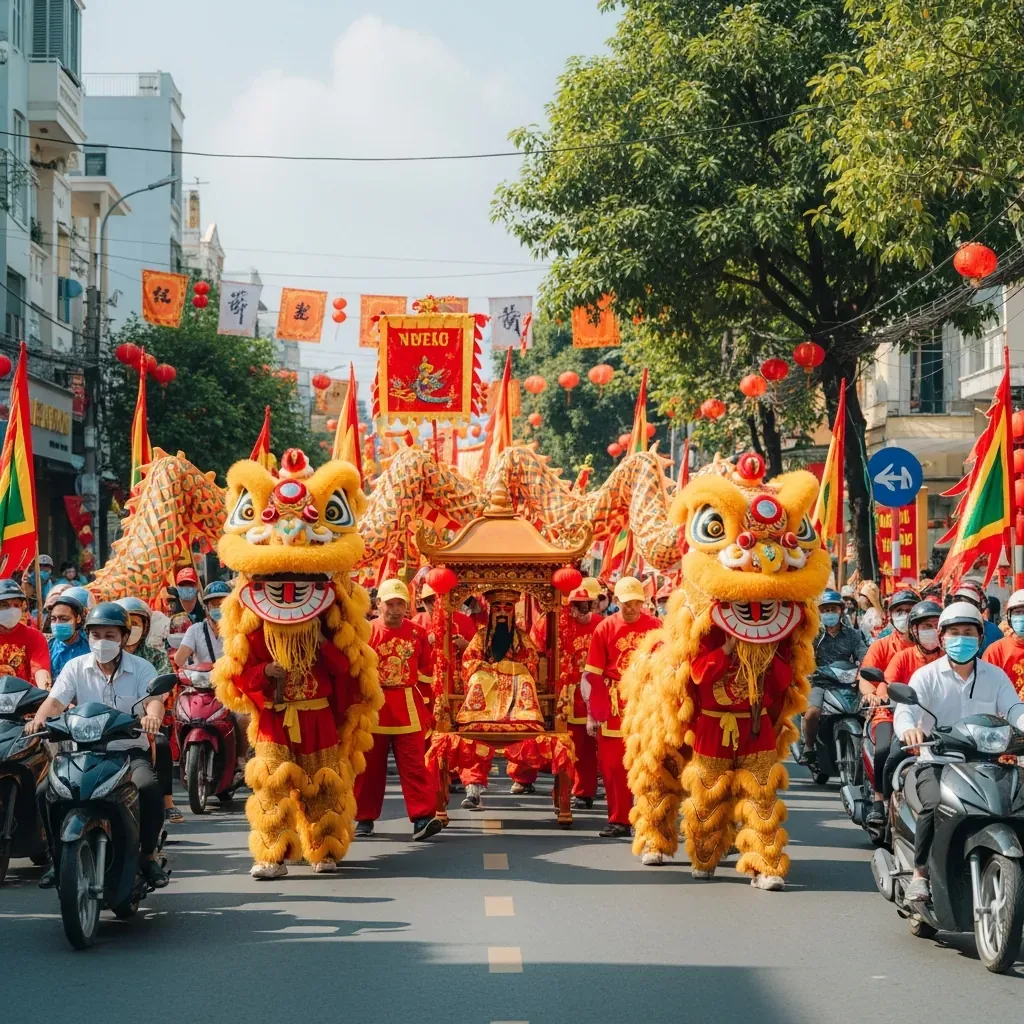 Lễ rước kiệu Nguyên Tiêu của cộng đồng người Hoa