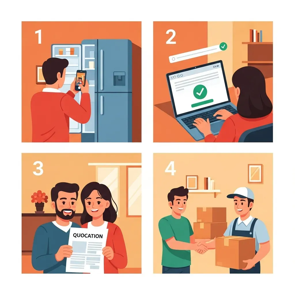 Bốn bước chuẩn bị an toàn: chụp ảnh tài sản, kiểm tra mã số thuế, đọc hợp đồng, và nghiệm thu đồ.