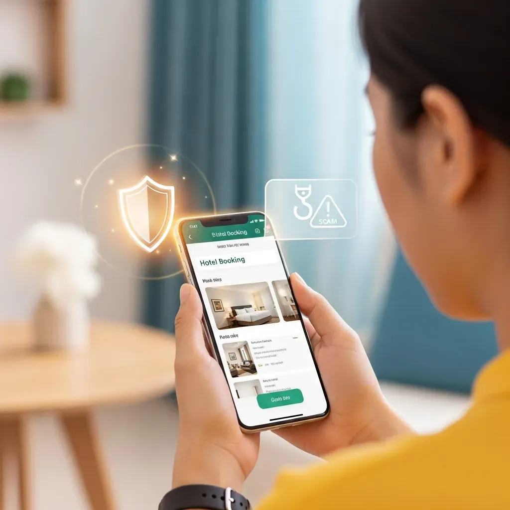 Đặt phòng an toàn và cảnh giác lừa đảo cọc qua điện thoại