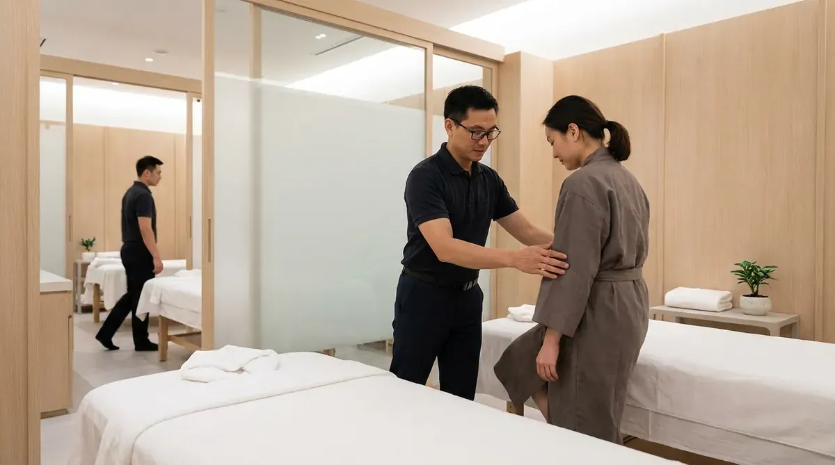 Cơ sở massage Huệ Kiều với khu riêng biệt nam nữ