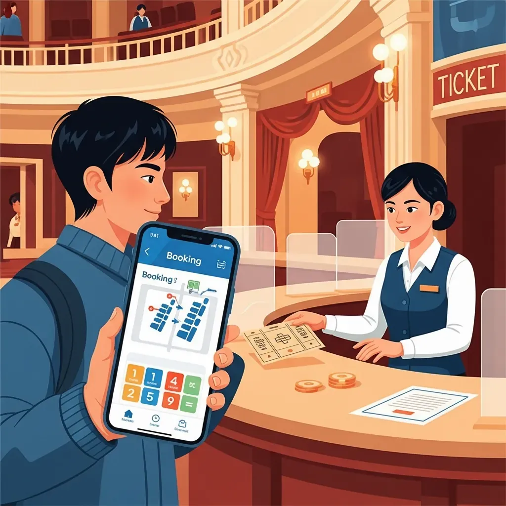 Người Việt đặt vé xem show qua điện thoại và quầy vé tại Nhà hát Thành phố