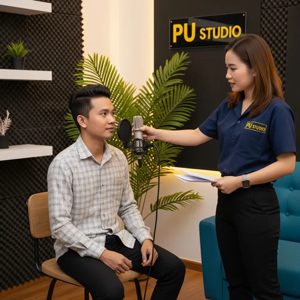 Không gian thân thiện tại PU Studio với sự hỗ trợ từ A-Z.