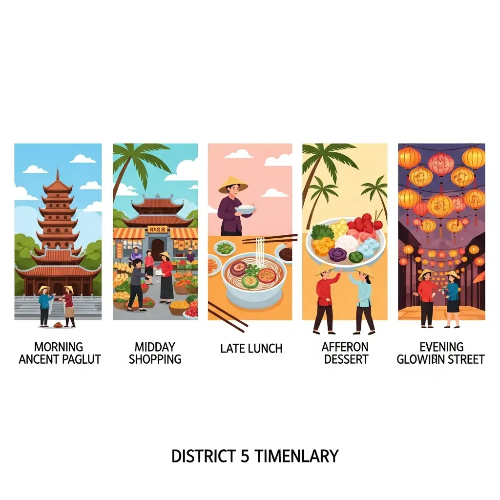 Lịch trình một ngày khám phá Quận 5