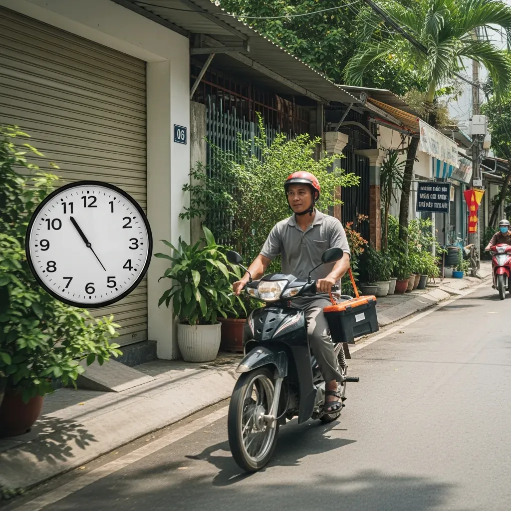 Thợ sửa cửa cuốn nhanh chóng có mặt tại nhà ở TP.HCM