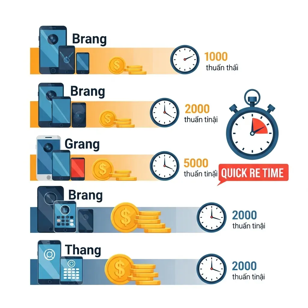 Bảng giá tham khảo và thời gian sửa các lỗi điện thoại thường gặp