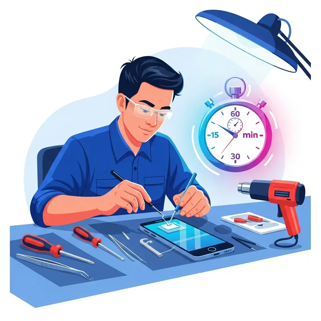 Thời gian sửa điện thoại nhanh, lấy ngay trong ngày