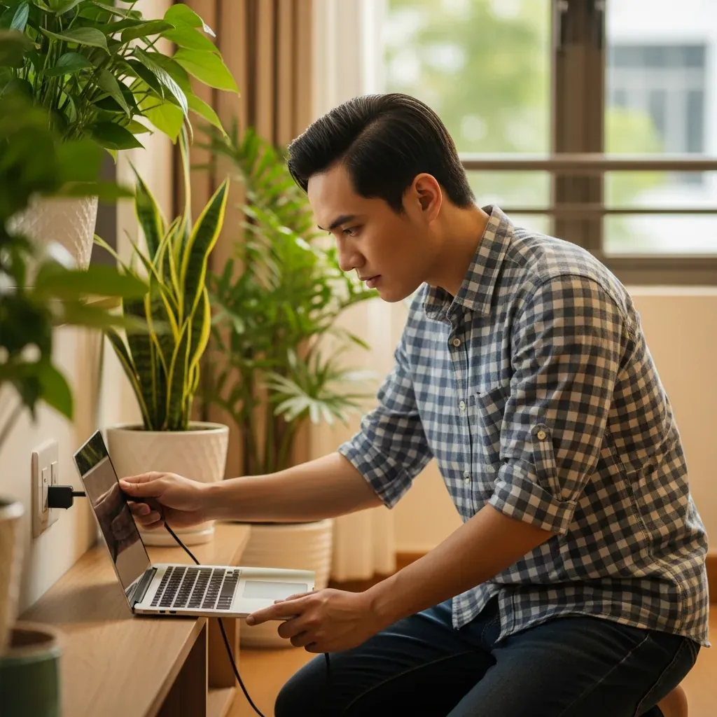 Người dùng tự kiểm tra laptop không lên nguồn tại nhà