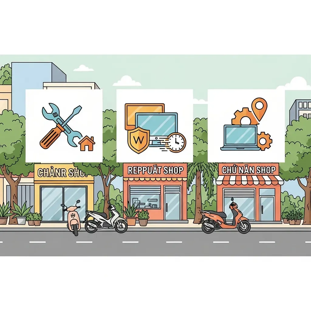 So sánh các tiệm sửa máy tính ở Phú Nhuận