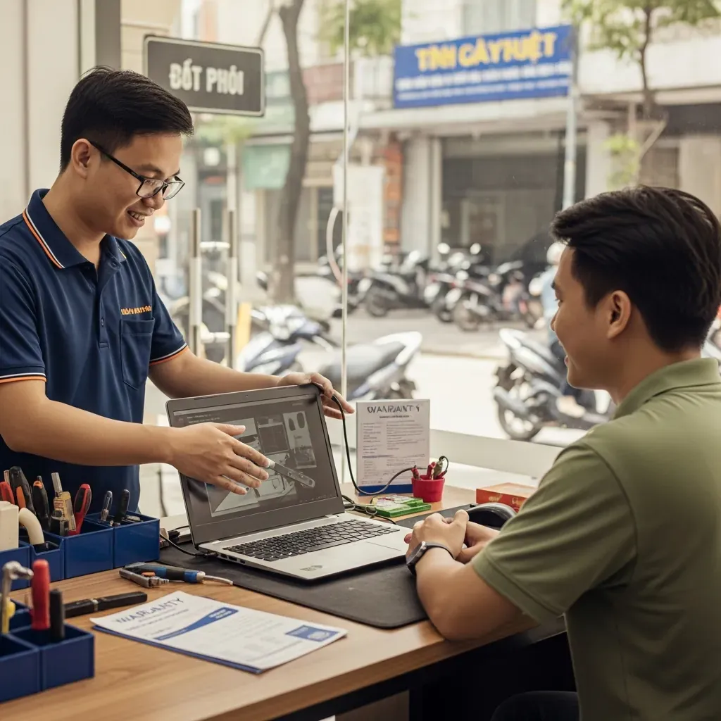 Tiệm sửa máy tính uy tín ở Tân Phú minh bạch quá trình sửa chữa