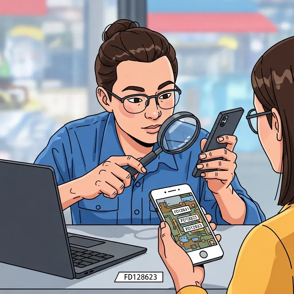 Kiểm tra máy khi nhận để phát hiện bị luộc đồ