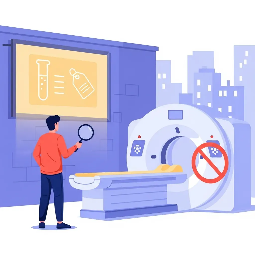 Người đàn ông cảnh giác trước quảng cáo tầm soát ung thư thiếu căn cứ.