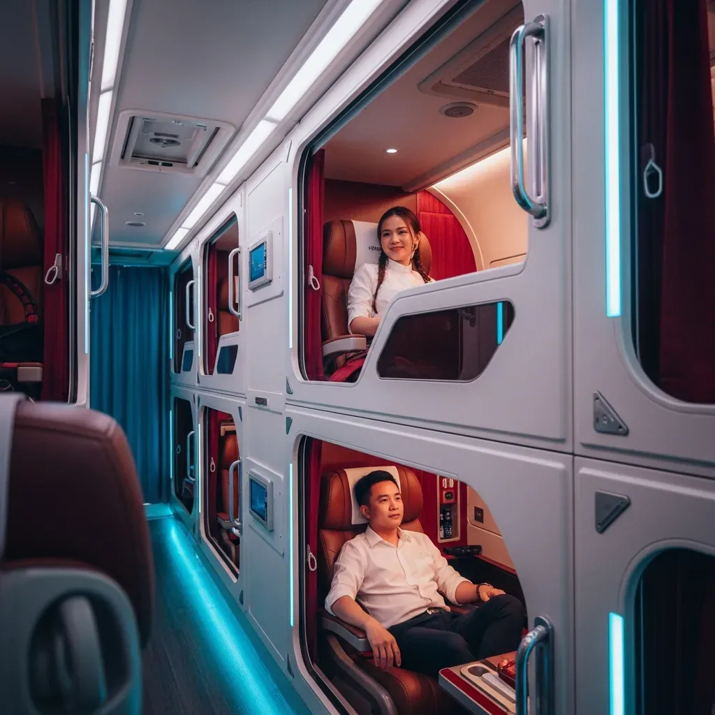 Nội thất limousine cao cấp như khoang máy bay với hành khách Việt Nam