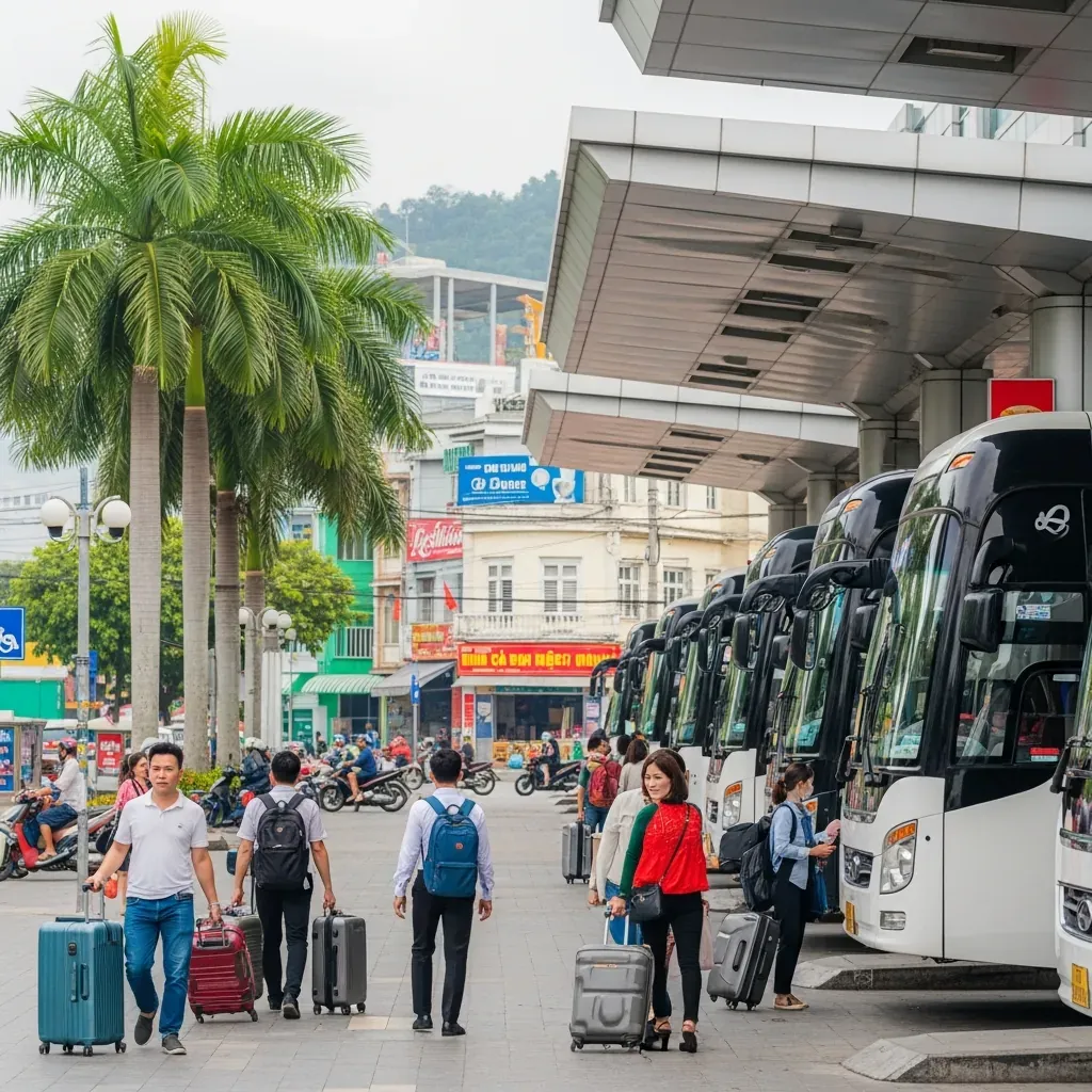 Bến xe Đức Long Pleiku và các bến trả khách ở Sài Gòn
