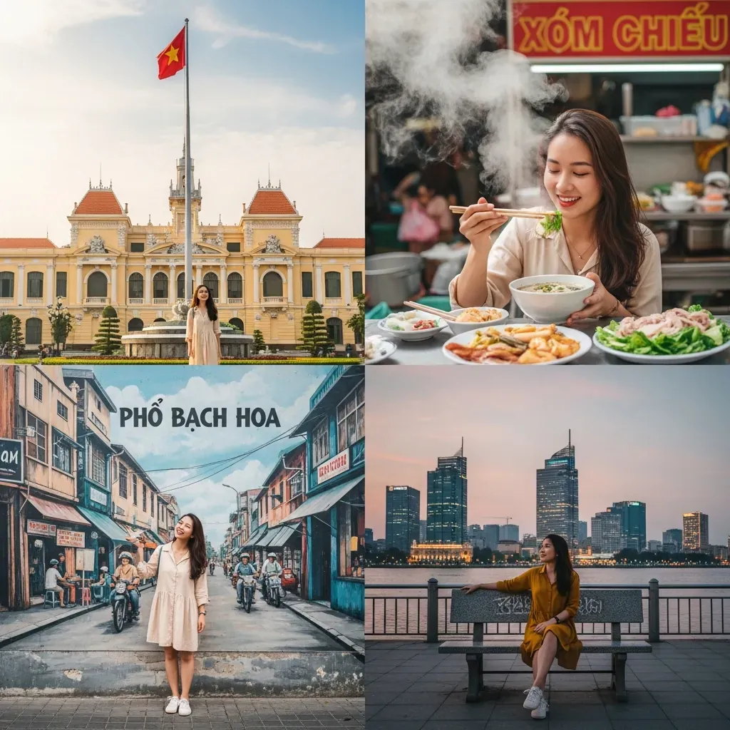 Bộ ảnh khám phá Bến Nhà Rồng, chợ Xóm Chiếu, phố bích họa và công viên ven sông tại Quận 4.