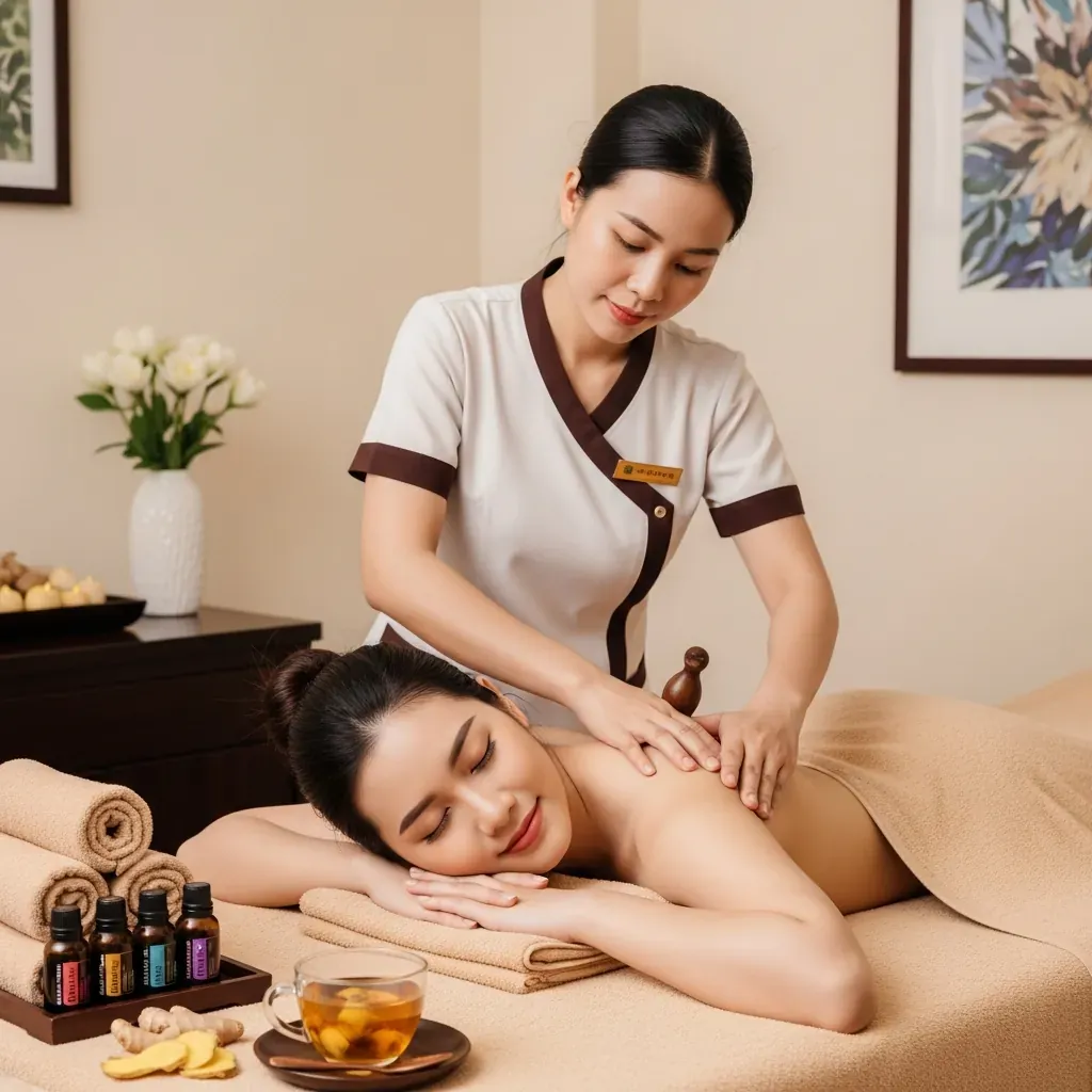 Trải nghiệm massage cổ vai gáy chuyên sâu tại Kelly Spa Quận 7.