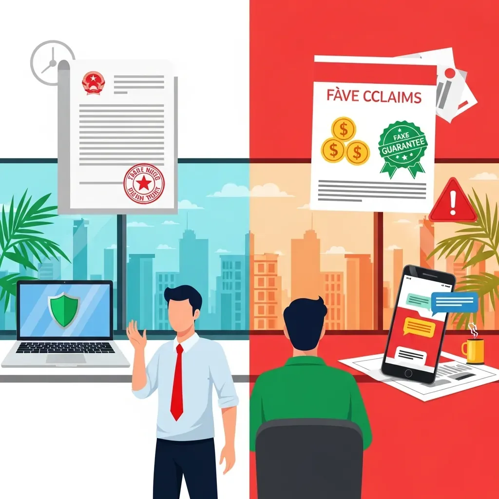 So sánh thông tin đã được xác minh với các tuyên bố chưa rõ ràng.