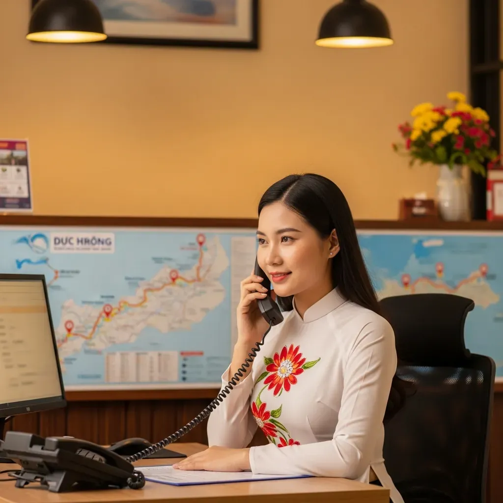 Hành khách liên hệ tổng đài nhà xe để xác nhận thông tin.
